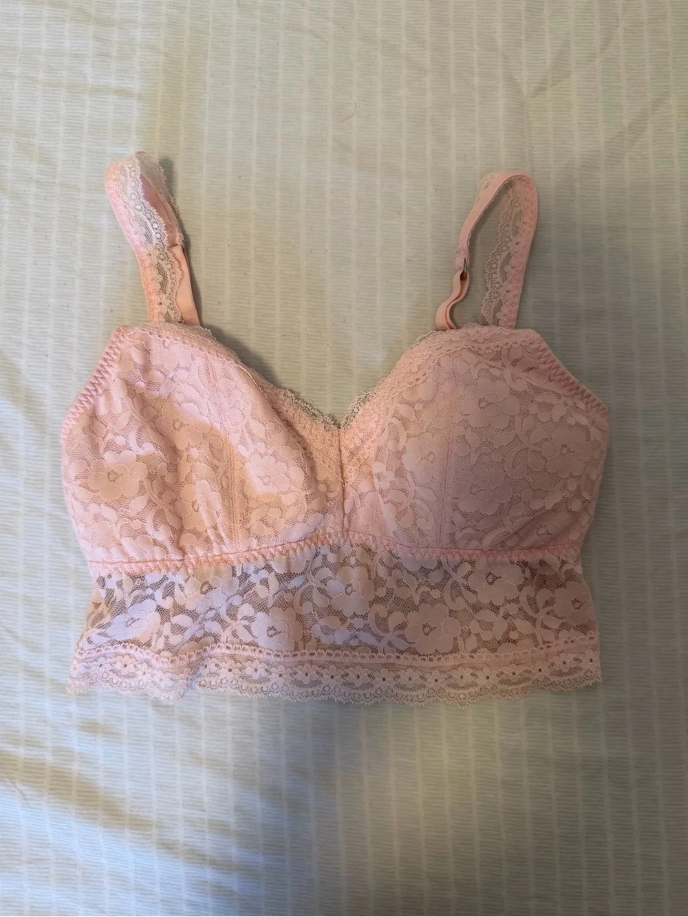 Pink Lace Bralette